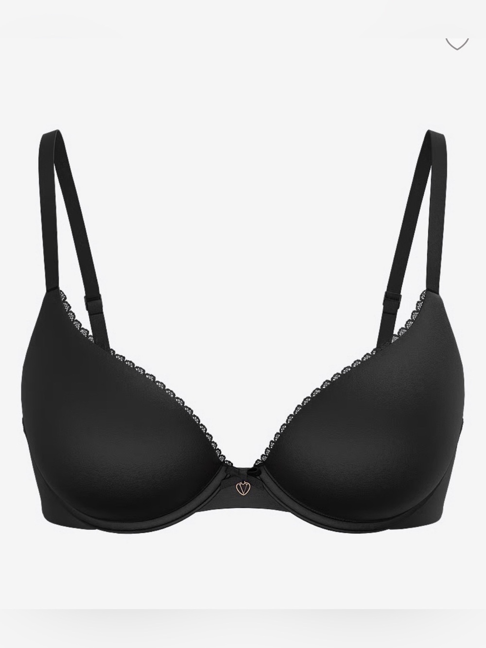 BODY BY VICTORIA Lightly Lined Full-Coverage Bra 34C | Black